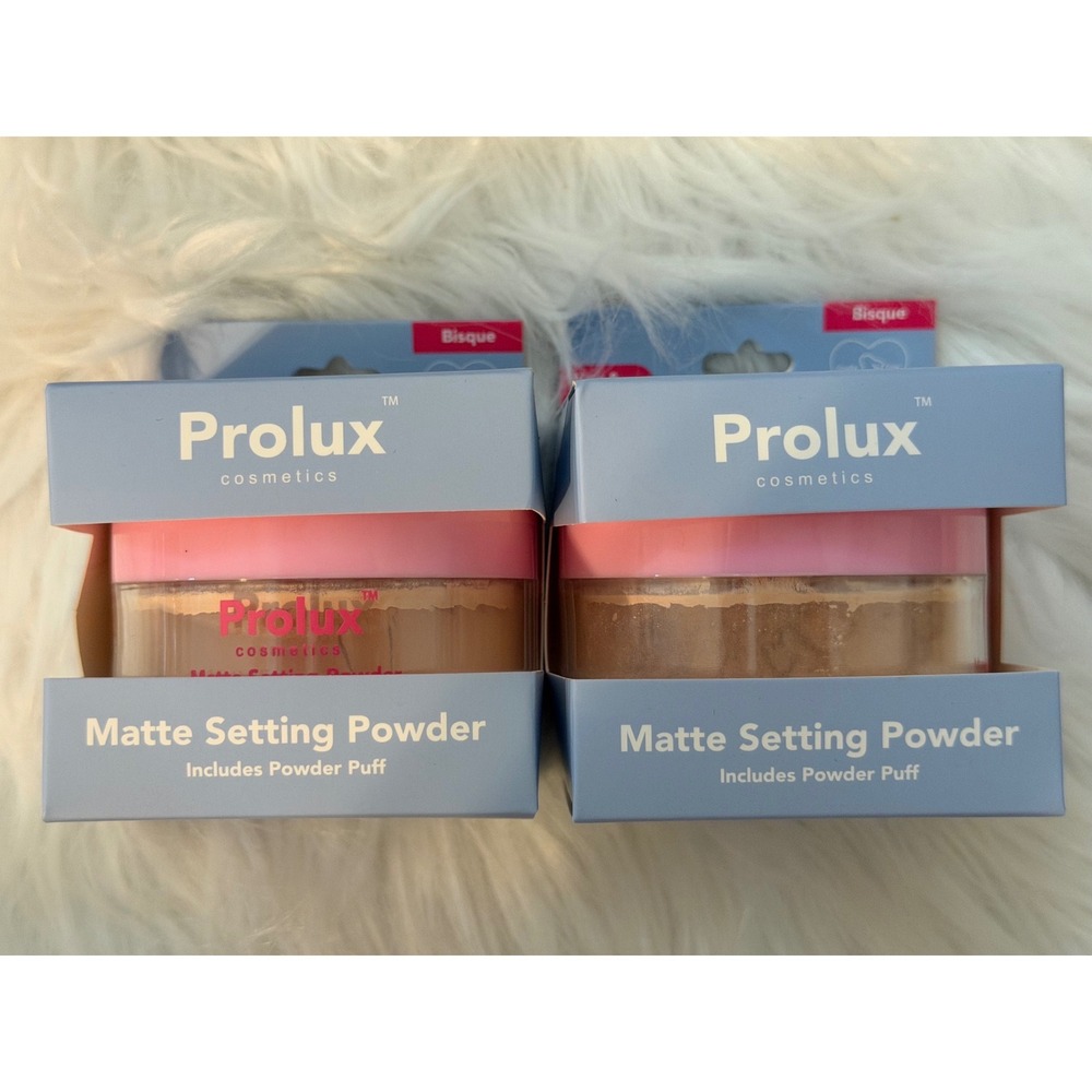 Prolux Cosmetics Matte Setting Powder Bisque FPT00076 2-Pack 0.35oz Each